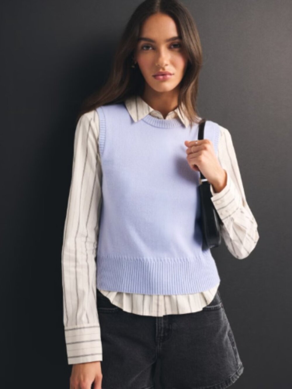 Abercrombie & Fitch 100% Cashmere Sweater Shell $110, small
